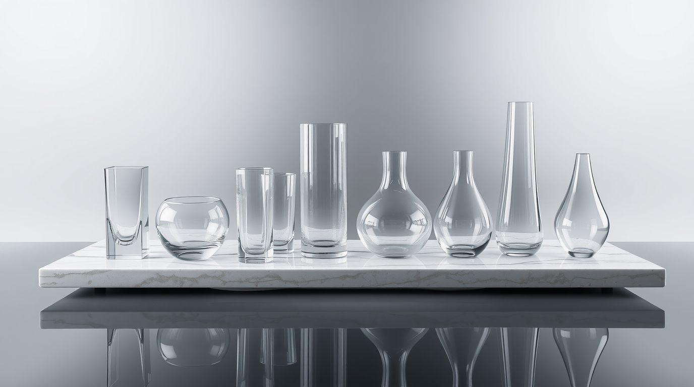 вазы стеклянные