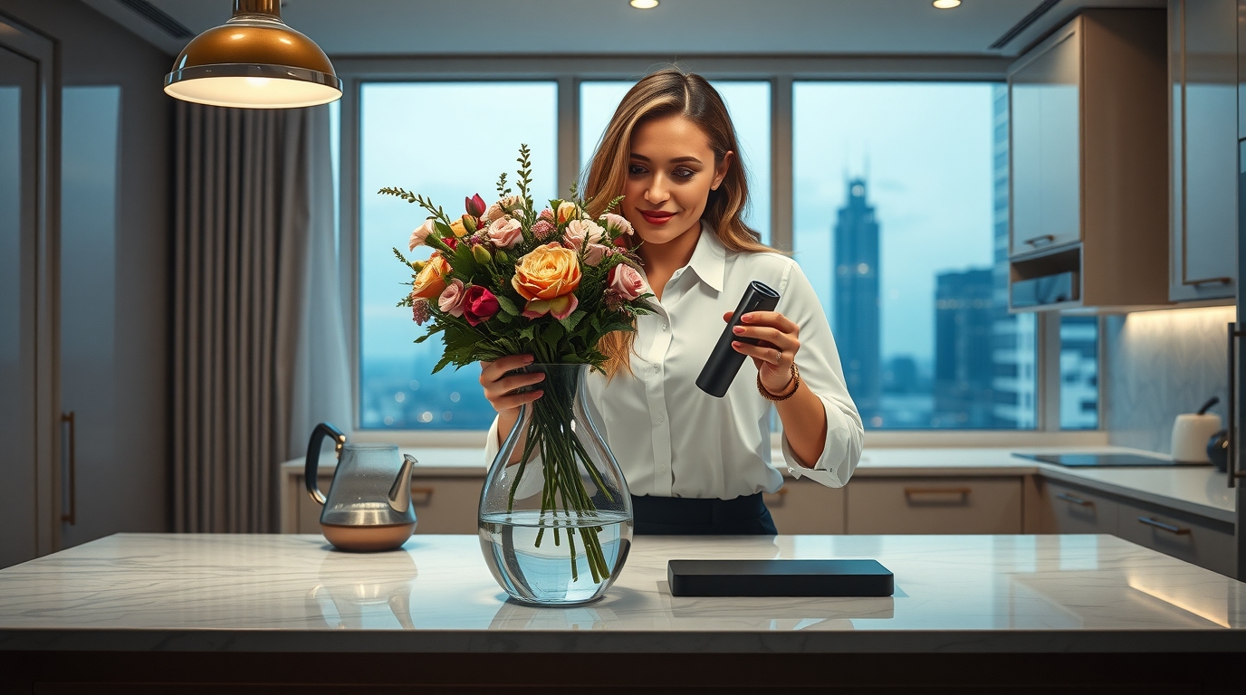 вазы стеклянные